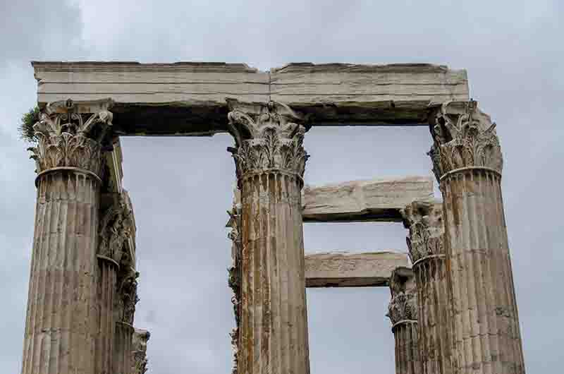 120 - Grecia - Atenas - templo de Zeus Olimpico